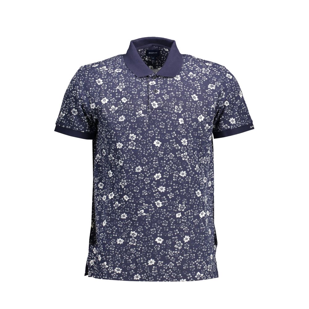 Gant Blue Cotton Men Polo Shirt -   -  Gant.