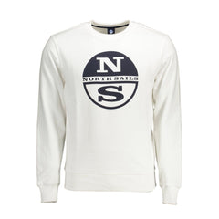 North Sails White Cotton Men Sweater -   -  North Sails.
