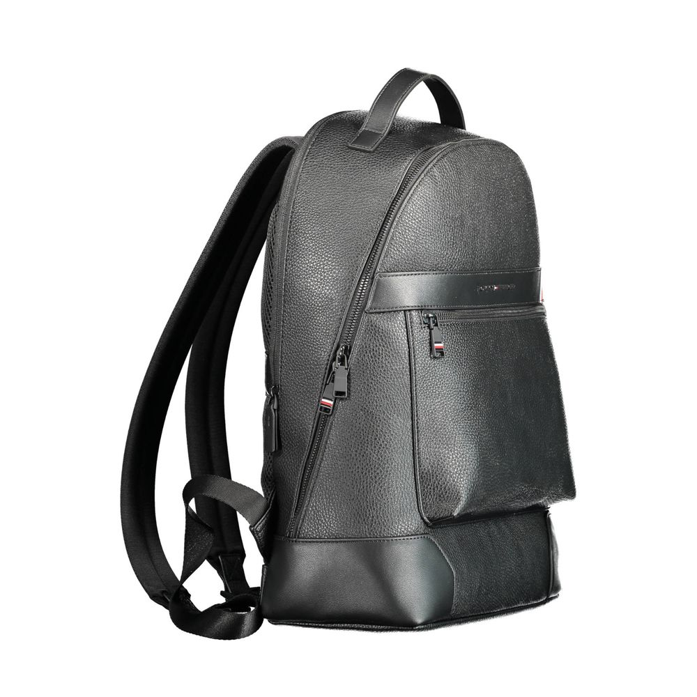 Tommy Hilfiger Black Polyethylene Men Backpack -   -  Tommy Hilfiger.