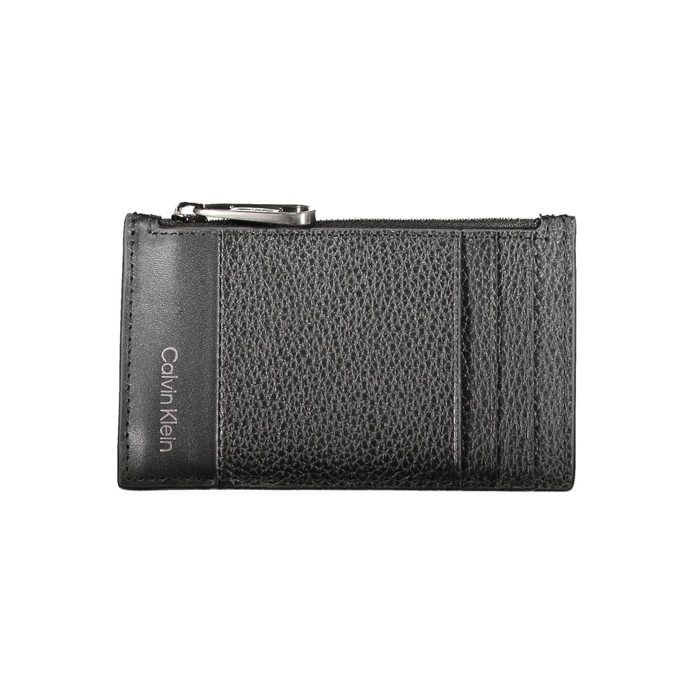 Calvin Klein Black Leather Men Wallet -  Leather Wallet for Men -  Calvin Klein.