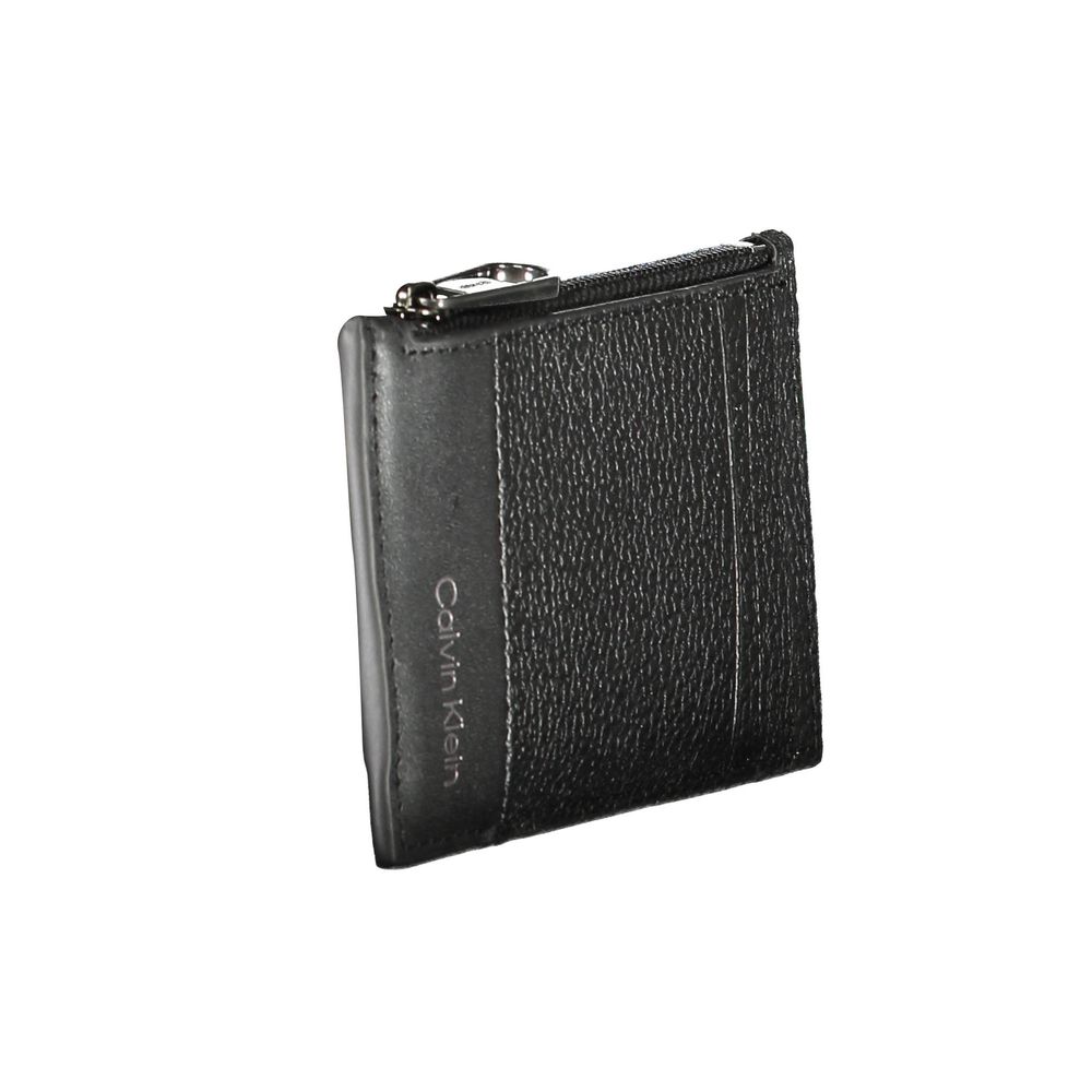 Calvin Klein Black Leather Men Wallet -  Leather Wallet for Men -  Calvin Klein.