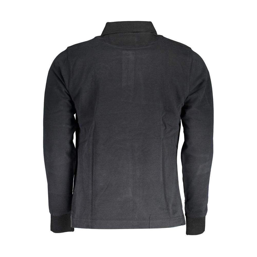La Martina Black Cotton Men Polo Shirt -   -  La Martina.