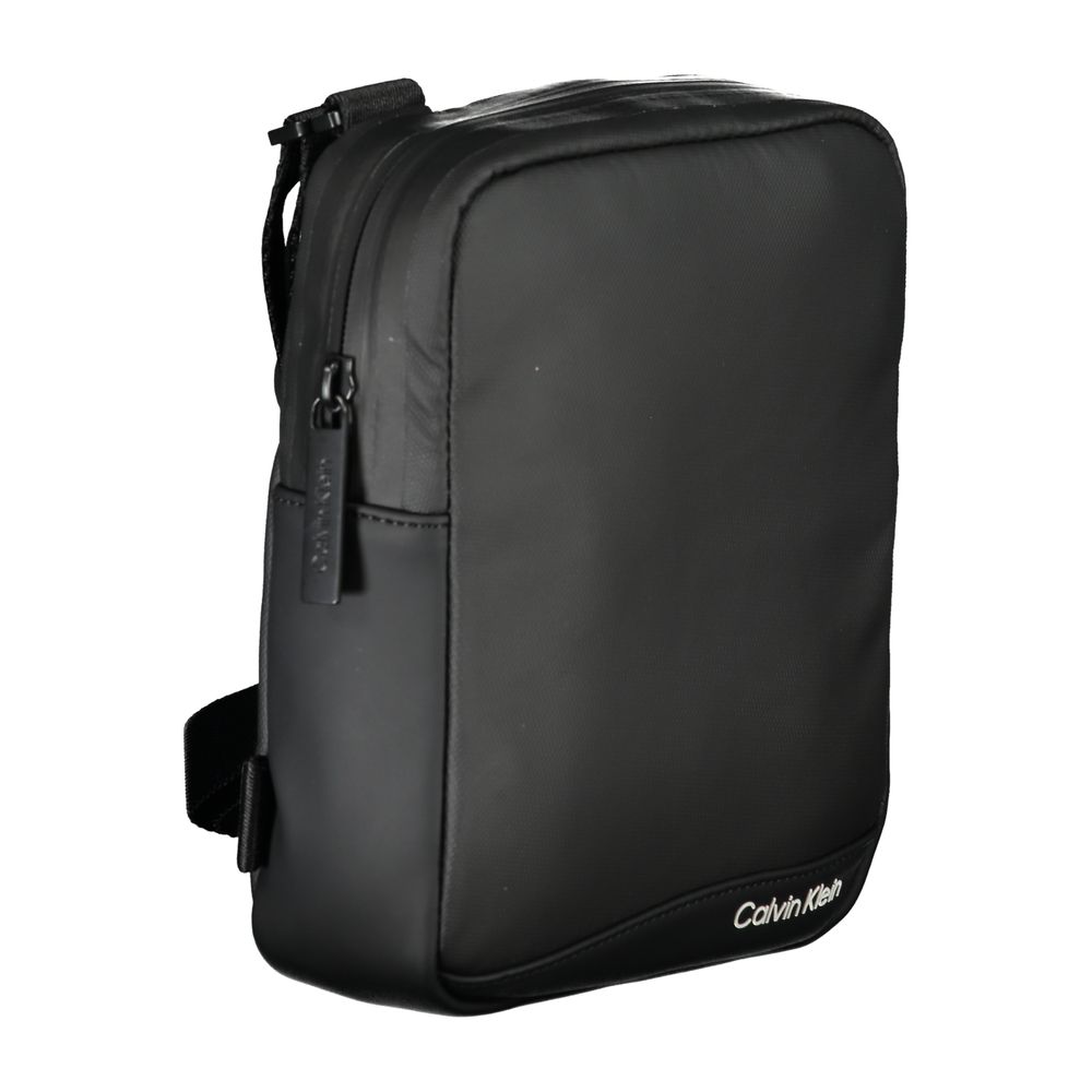 Calvin Klein Sleek Black Recycled Polyester Shoulder Bag -  Shoulder Bag for Men -  Calvin Klein.