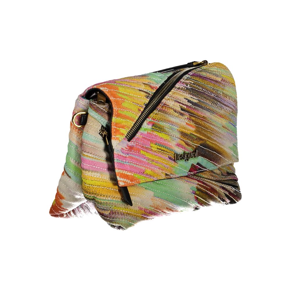 Desigual Yellow Polyester Handbag -   -  Desigual.