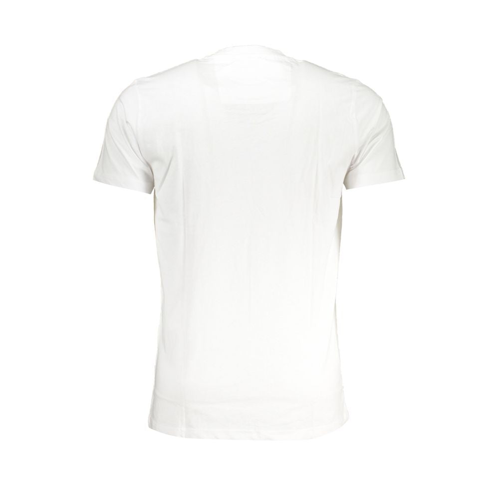 Cavalli Class White Cotton T-Shirt -   -  Cavalli Class.