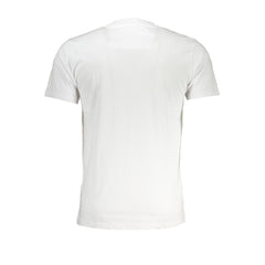 Cavalli Class White Cotton T-Shirt -   -  Cavalli Class.