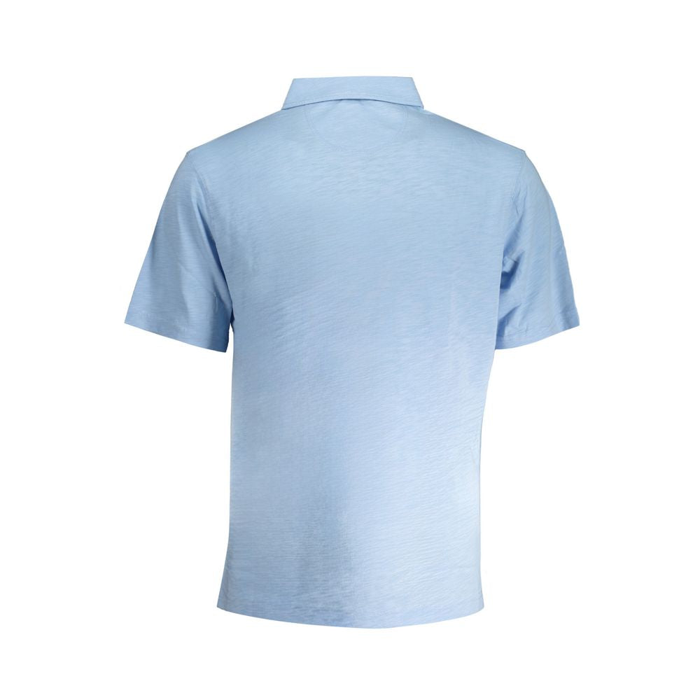 La Martina Light Blue Cotton Men Polo Shirt -   -  La Martina.