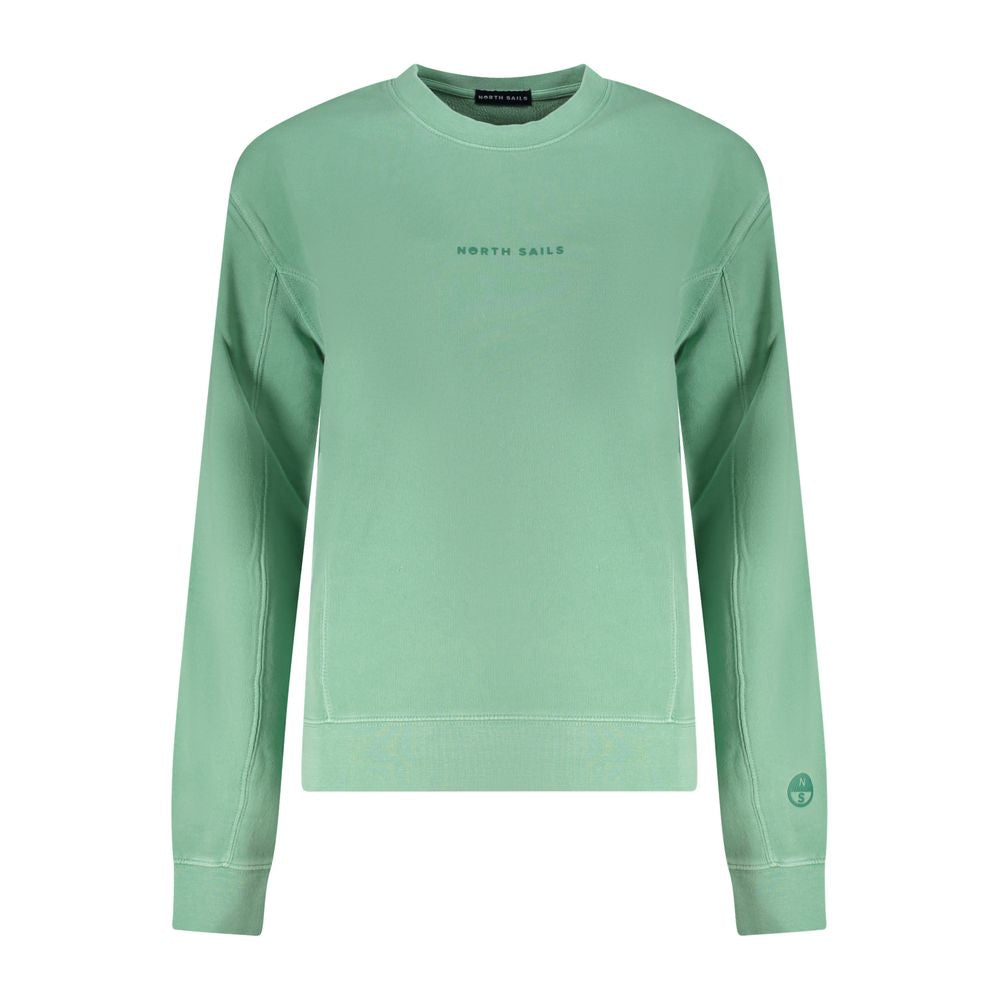 North Sails Green Cotton Women Sweater -   -  North Sails.