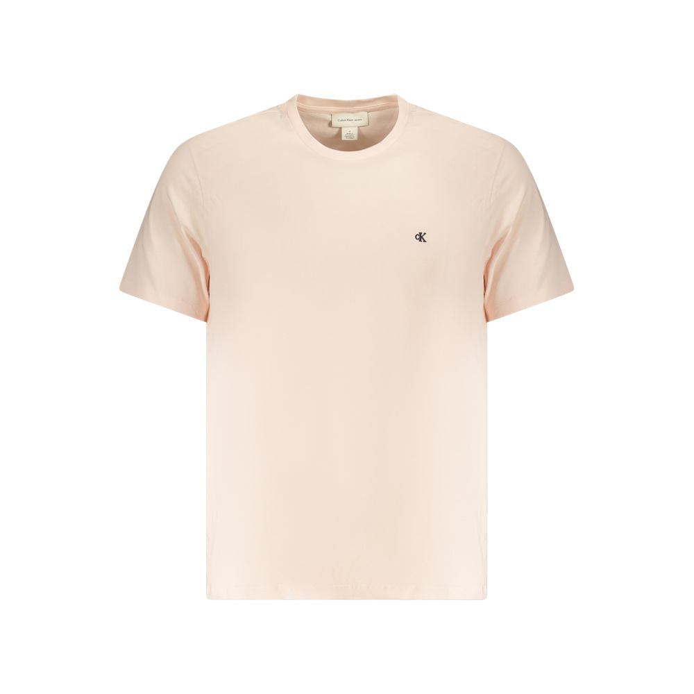 Calvin Klein Pink Cotton Men T-Shirt -   -  Calvin Klein.