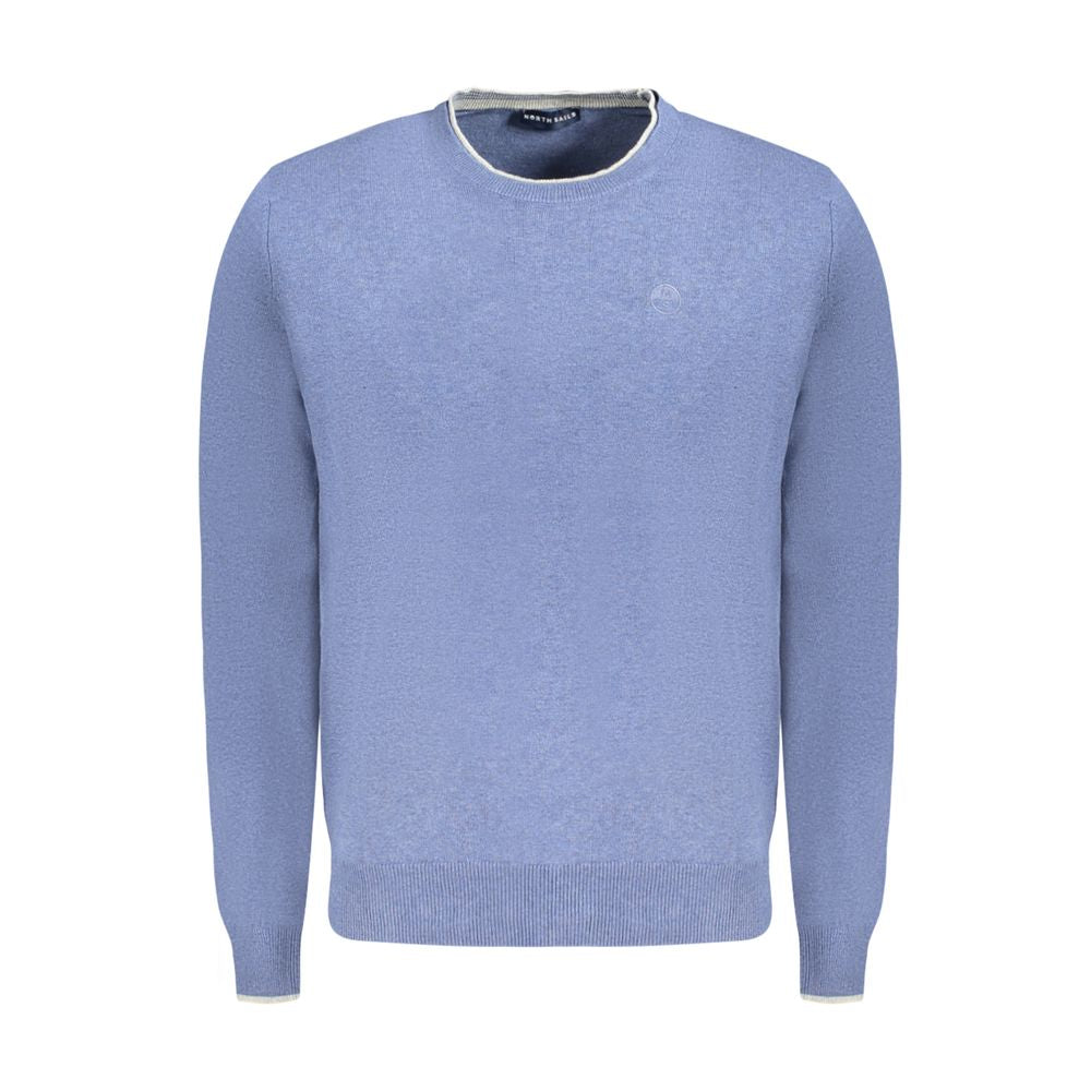 North Sails Blue Cotton Men Sweater -   -  North Sails.