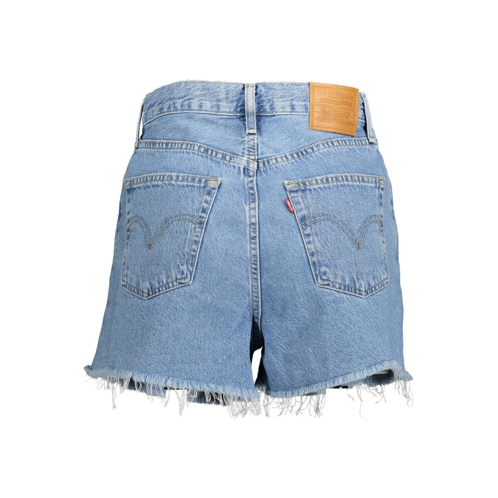 Levi's Light Blue Cotton Women Short -   -  Levi's.