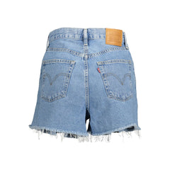 Levi's Light Blue Cotton Women Short -   -  Levi's.