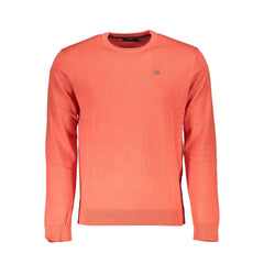 Napapijri Red Cotton Men Sweater -   -  Napapijri.
