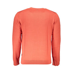 Napapijri Red Cotton Men Sweater -   -  Napapijri.