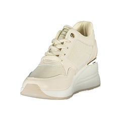 Laura Biagiotti Beige Synthetic Women Sneaker -   -  Laura Biagiotti.