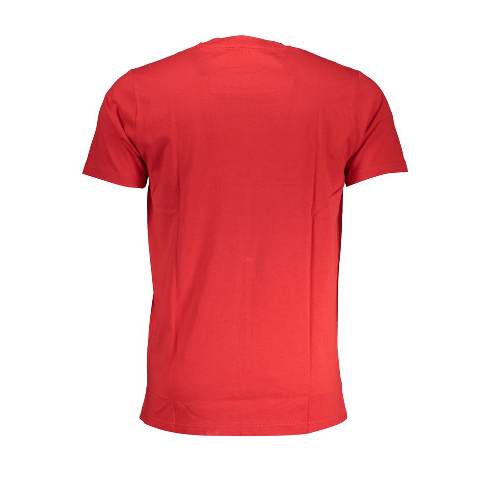Cavalli Class Red Cotton T-Shirt -   -  Cavalli Class.