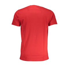 Cavalli Class Red Cotton T-Shirt -   -  Cavalli Class.