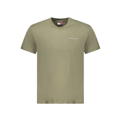 Tommy Hilfiger Green Cotton Men TShirt -   -  Tommy Hilfiger.