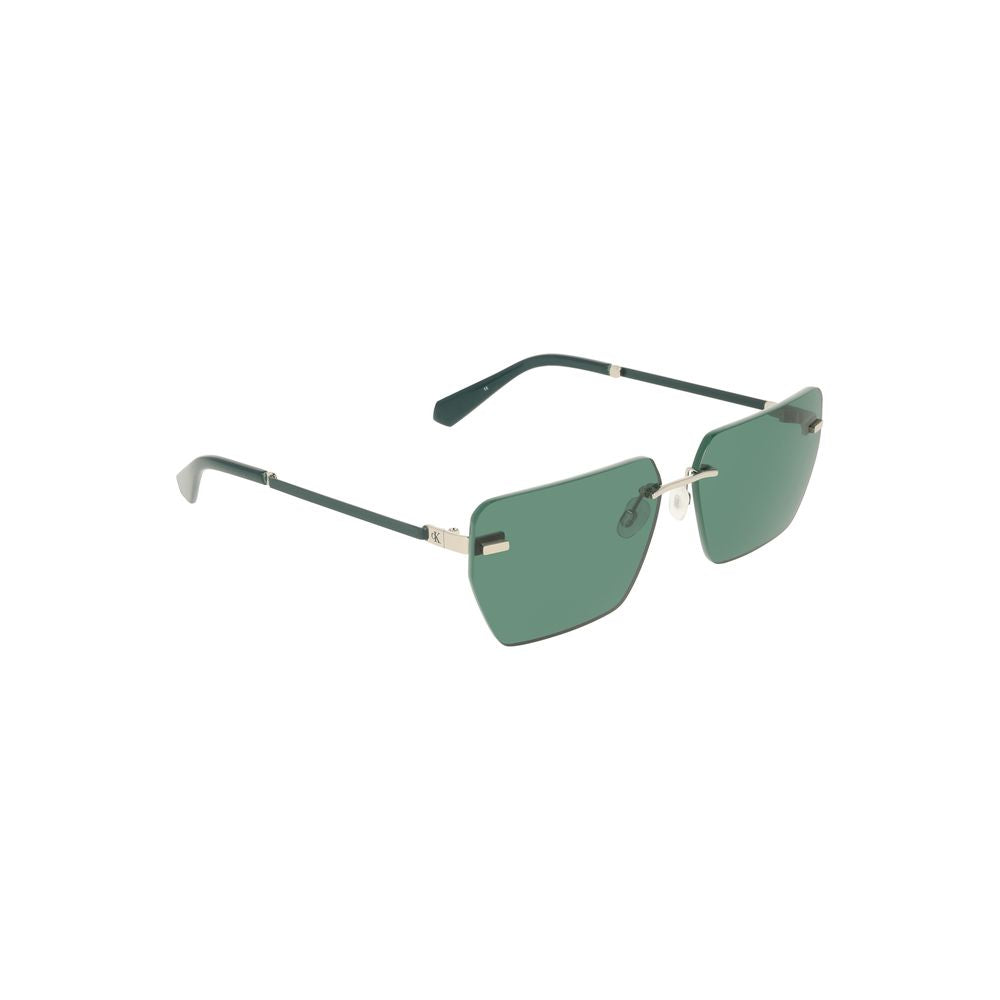 Calvin Klein Green Metal Men Sunglass -   -  Calvin Klein.