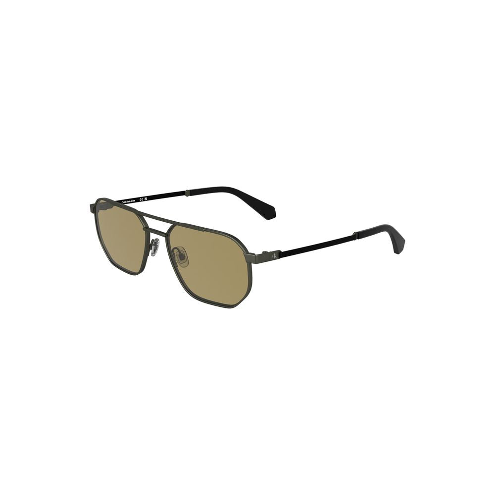 Calvin Klein Bronze Metal Men Sunglass -   -  Calvin Klein.