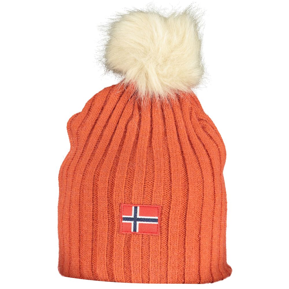 Norway 1963 Orange Polyester Hat -   -  Norway 1963.