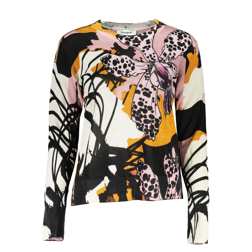 Desigual Pink Linen Sweater -   -  Desigual.