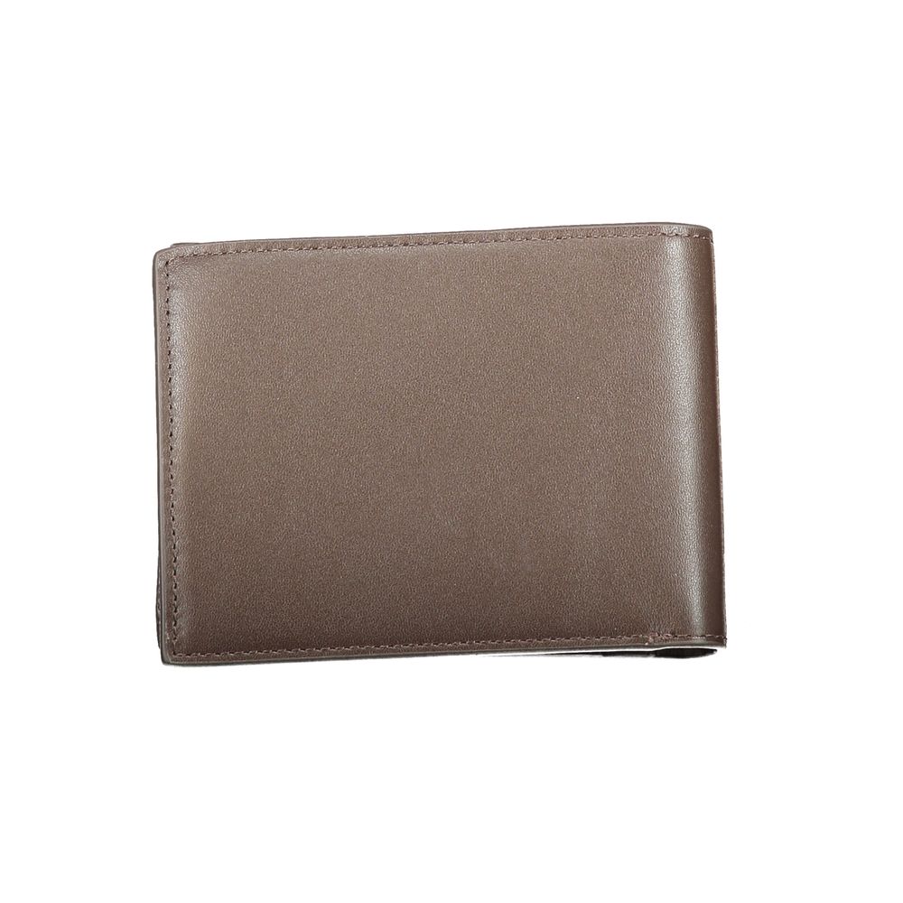 Calvin Klein Brown Leather Wallet -  Wallets for Men -  Calvin Klein.