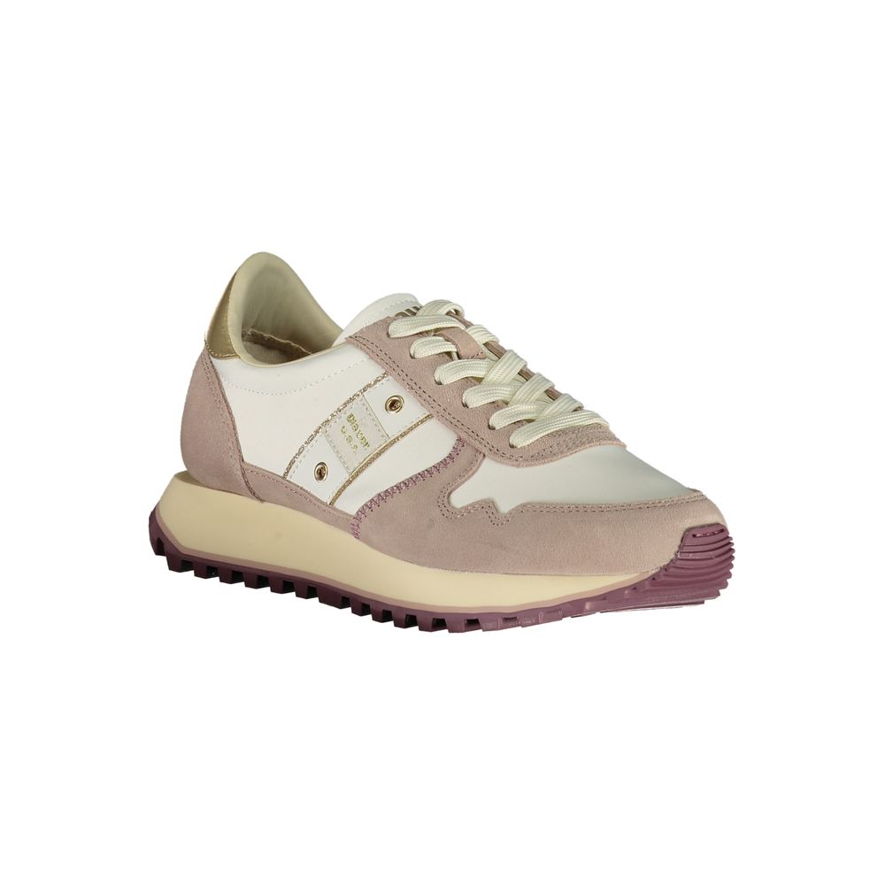 Blauer White Polyester Women Sneaker -   -  Blauer.