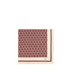 Valentino Garavani Toute la V silk Scarf -   -  Valentino Garavani.