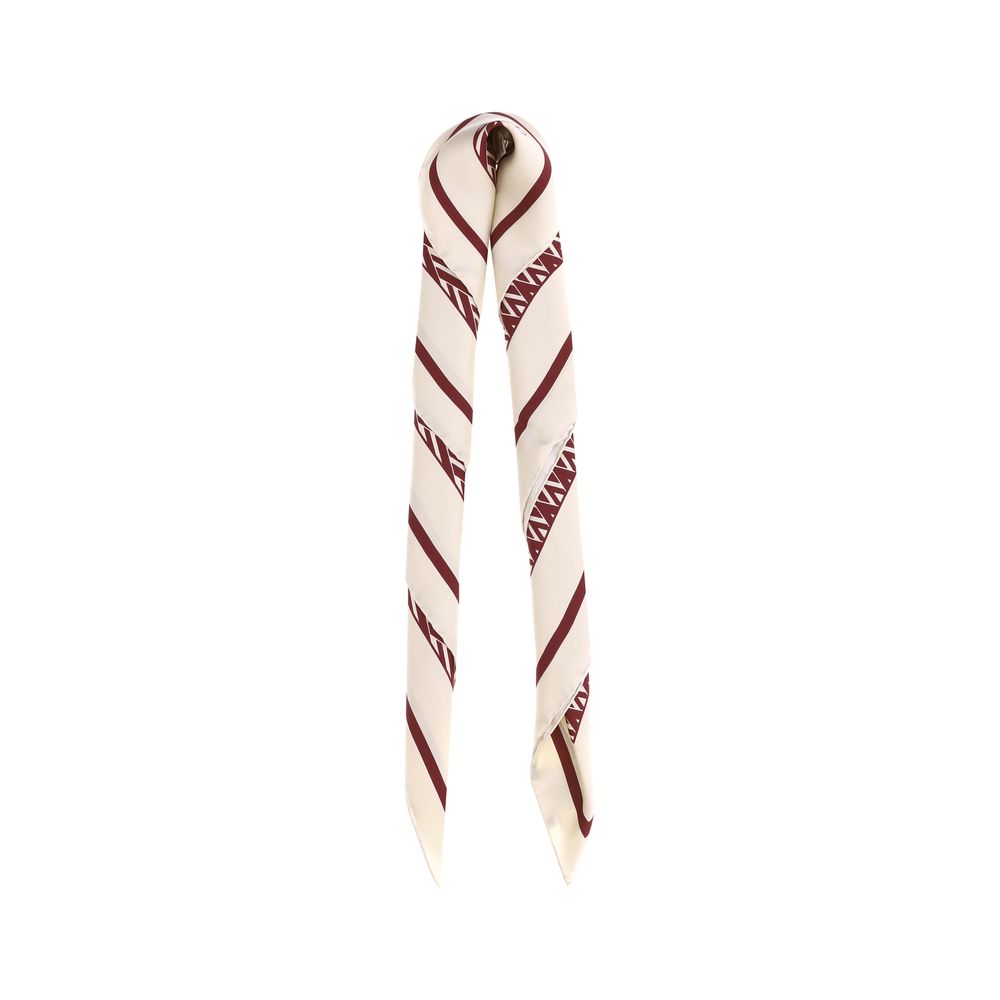 Valentino Garavani Toute la V silk Scarf -   -  Valentino Garavani.