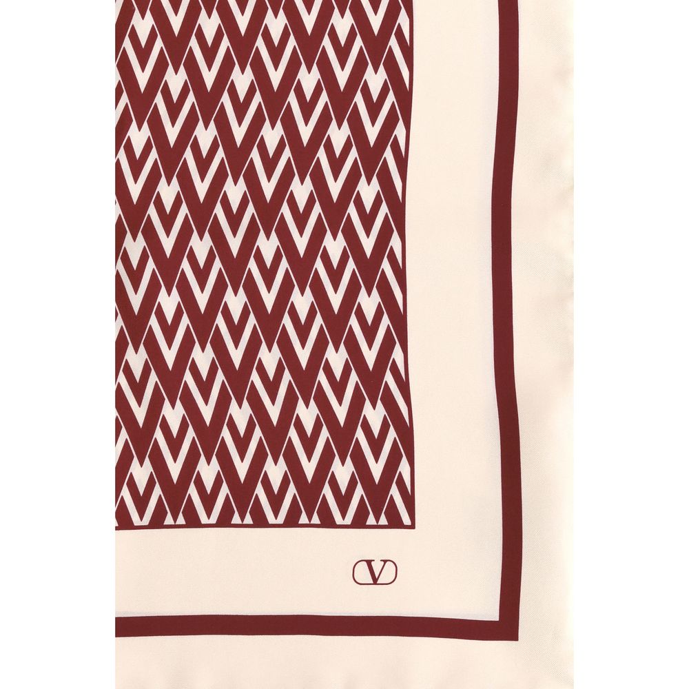 Valentino Garavani Toute la V silk Scarf -   -  Valentino Garavani.