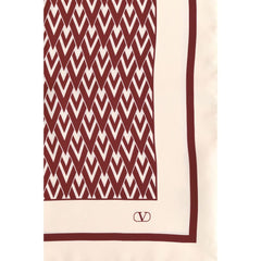 Valentino Garavani Toute la V silk Scarf -   -  Valentino Garavani.