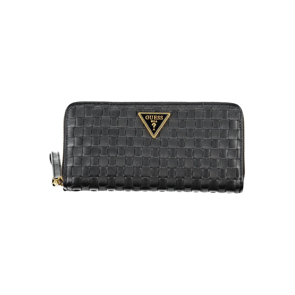 Guess Jeans Elegant Black Multi-Compartment Wallet -   -  Guess Jeans.
