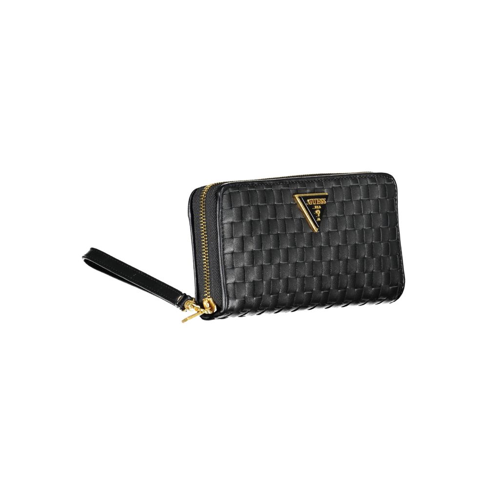 Guess Jeans Elegant Black Multi-Compartment Wallet -   -  Guess Jeans.