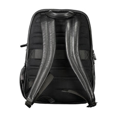 Piquadro Black Leather Men Backpack -   -  Piquadro.