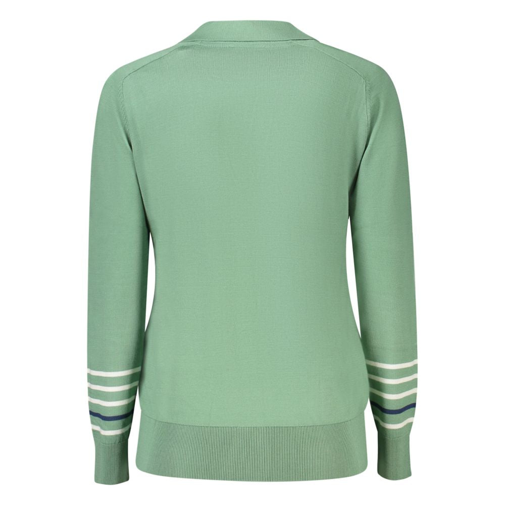 North Sails Green Cotton Women Sweater -   -  North Sails.