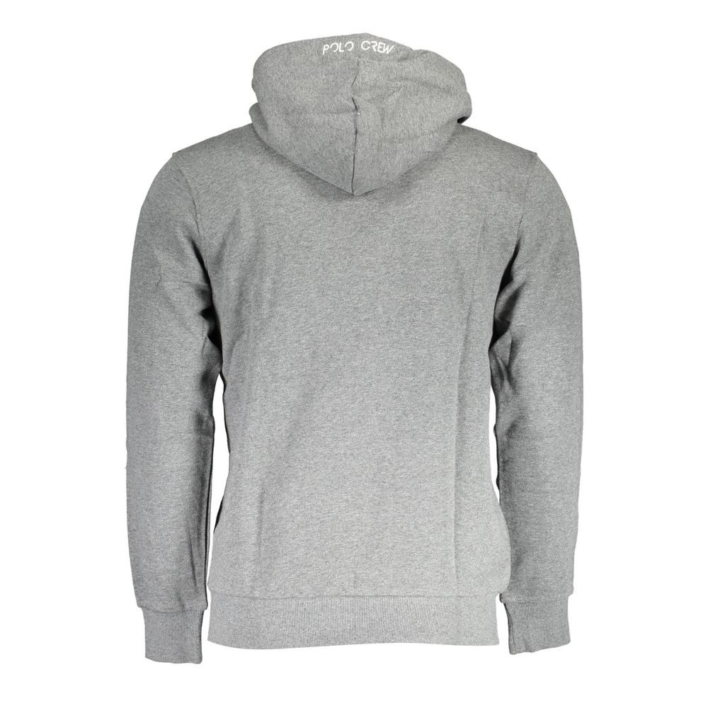 La Martina Gray Cotton Men Sweater -   -  La Martina.