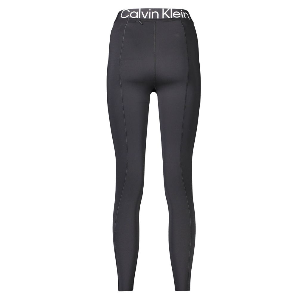 Calvin Klein Black Polyester Women Leggings -   -  Calvin Klein.