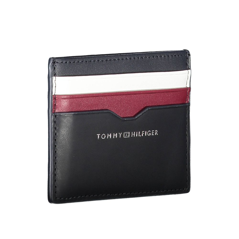 Tommy Hilfiger Blue Leather Men Wallet -  Leather Wallet for Men -  Tommy Hilfiger.