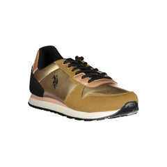 U.S. POLO ASSN. Gold Polyester Sneaker -   -  U.S. POLO ASSN..