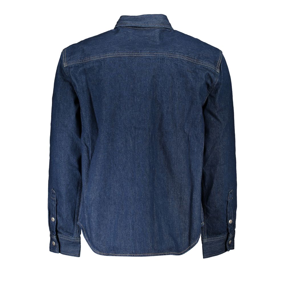 Calvin Klein Blue Cotton Men Jacket -   -  Calvin Klein.
