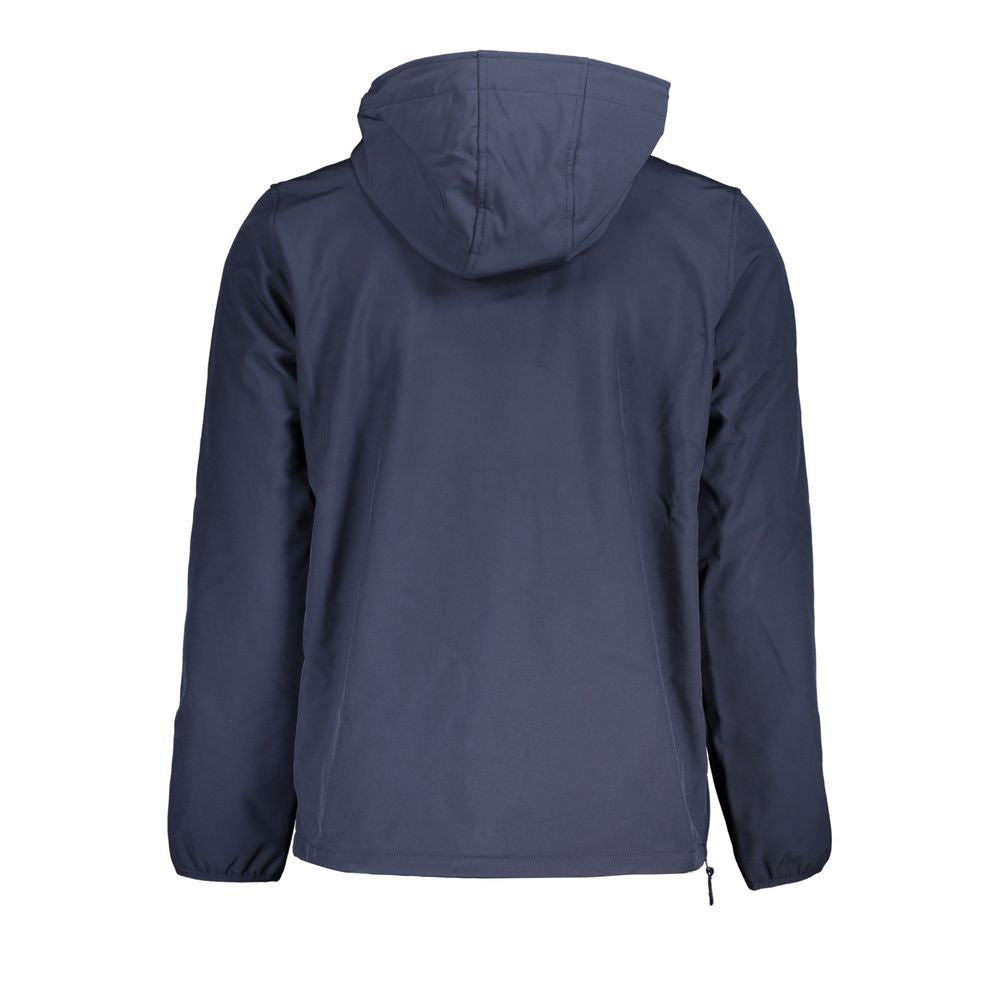 Norway 1963 Sleek Soft Shell Hooded Jacket in Bold Blue -   -  Norway 1963.