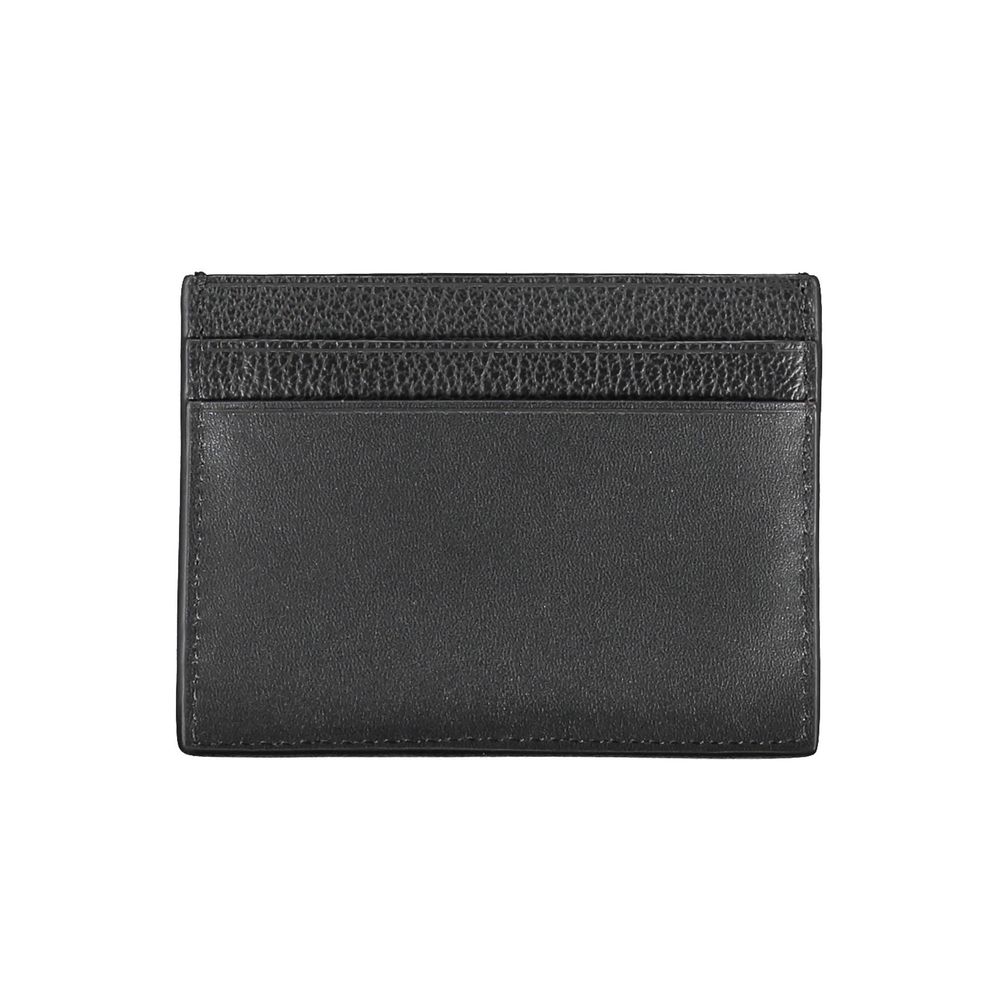Calvin Klein Elegant Leather Card Holder in Timeless Black -  Leather Card Holder for Men -  Calvin Klein.