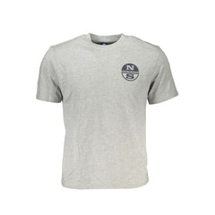 North Sails Brown Cotton Men T-Shirt -   -  North Sails.