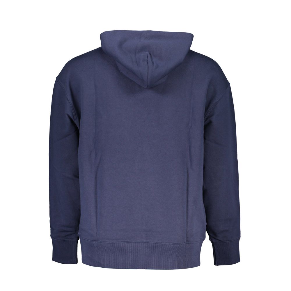 Tommy Hilfiger Chic Blue Hooded Sweatshirt with Logo Detail -   -  Tommy Hilfiger.