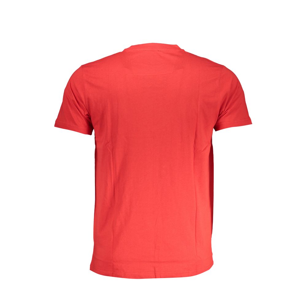 Cavalli Class Red Cotton T-Shirt -   -  Cavalli Class.