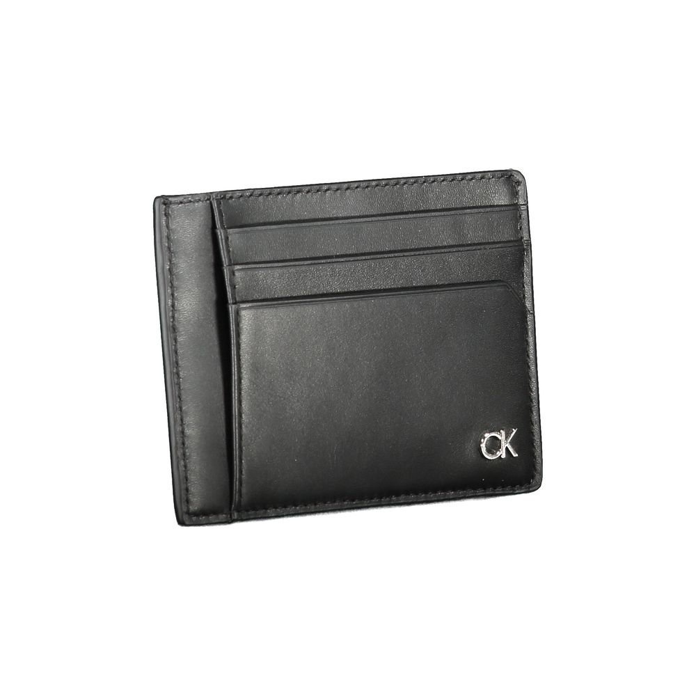 Calvin Klein Black Leather Wallet -  Wallets for Men -  Calvin Klein.