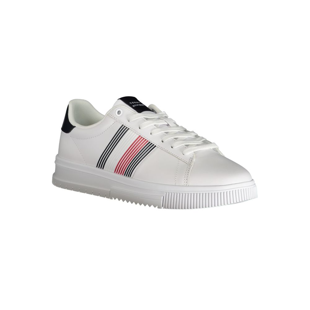 Tommy Hilfiger White Polyester Sneaker -   -  Tommy Hilfiger.