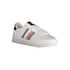 Tommy Hilfiger White Polyester Sneaker -   -  Tommy Hilfiger.