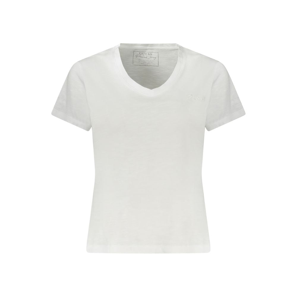 Guess Jeans White Cotton Women T-Shirt -   -  Guess Jeans.